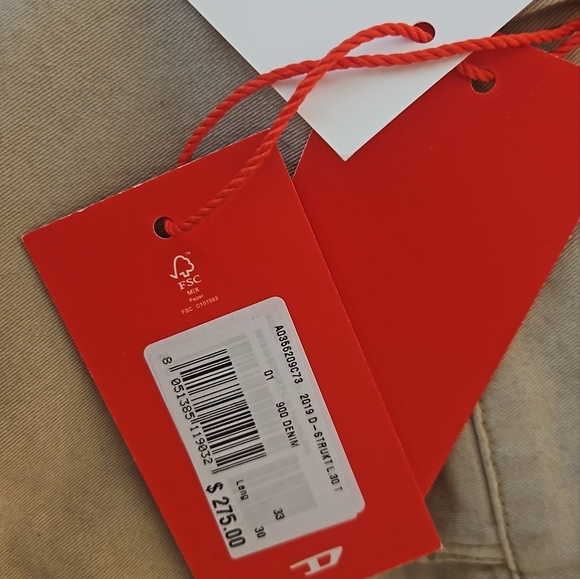 Diesel size 32 mens beige paint splatter jeans - Picture 4 of 4